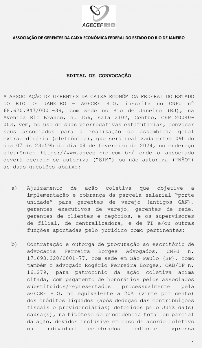 Notícias AGECEF RJ