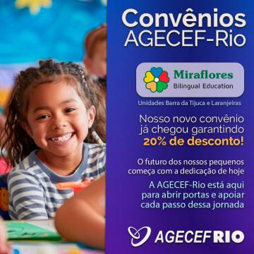 Miraflores - Novo convênio AGECEF-Rio