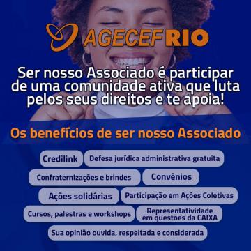 Os Benef[icios de Ser Associado AGECEF-Rio